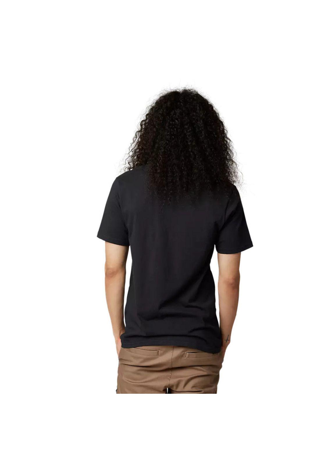 Polera Lifestyle Unlearned Negro Fox-2