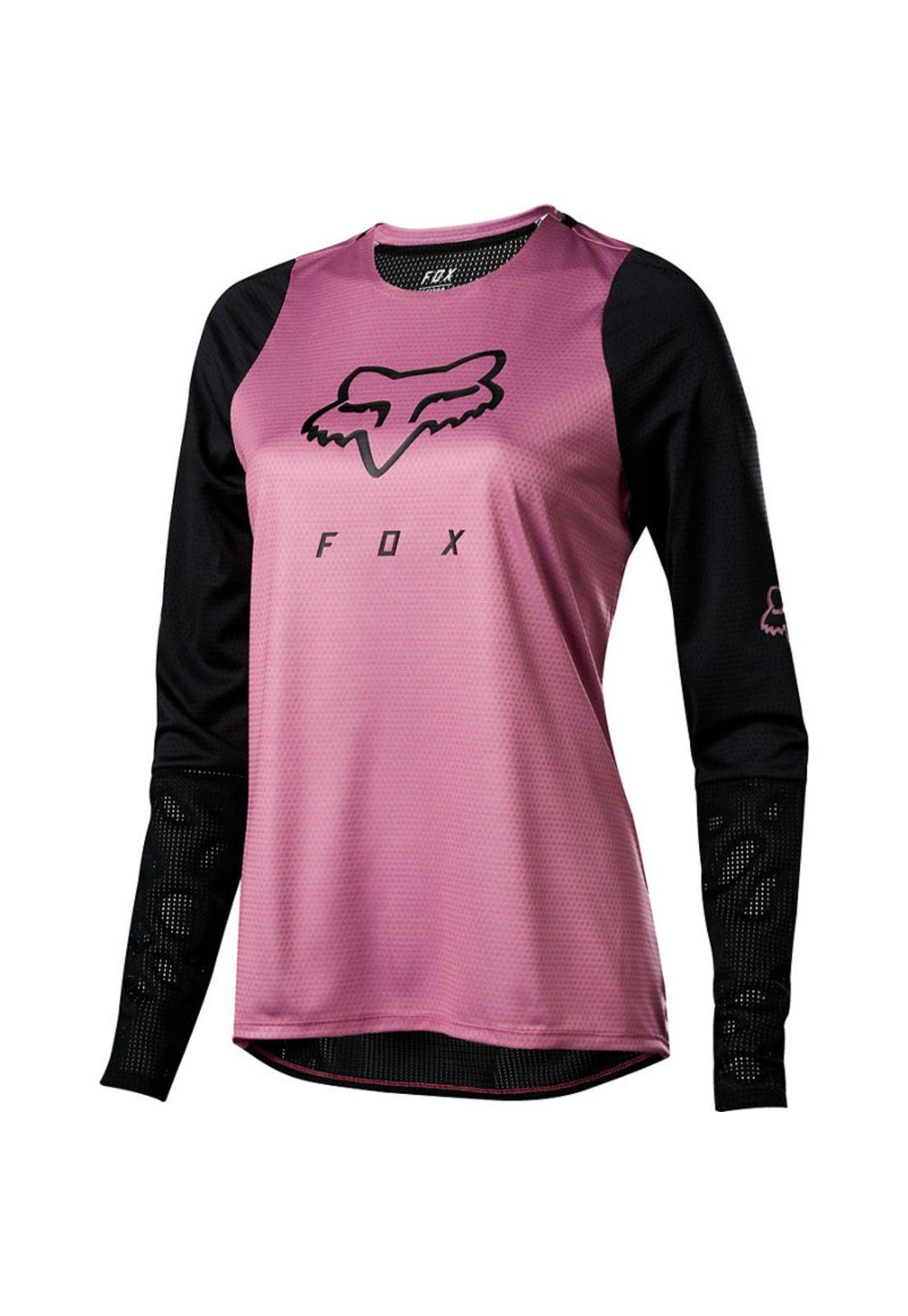 Polera Bicicleta Mujer Defend Morado Fox-0