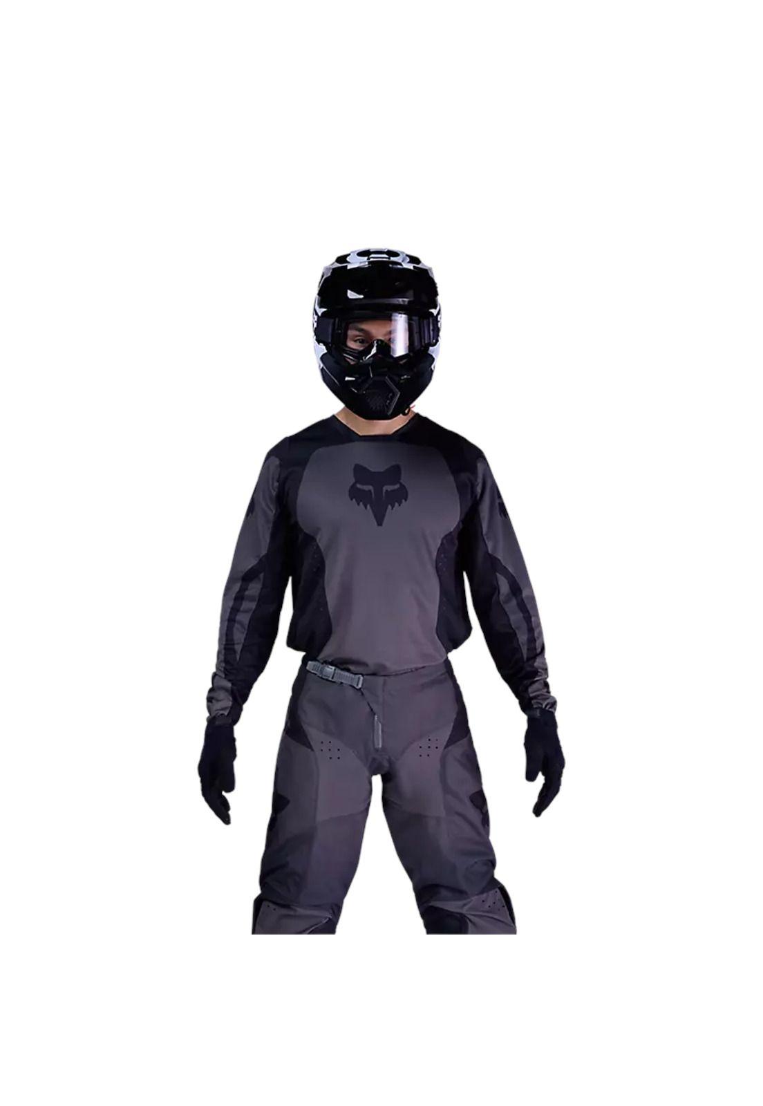 Polera Moto 180 Shield Negro Fox-2