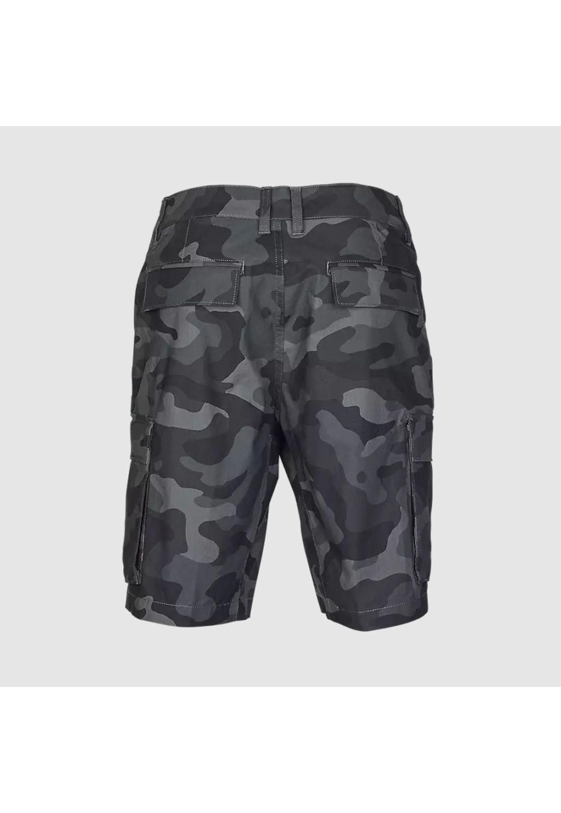 Short Lifestyle Slambozo Negro Camo Fox-1