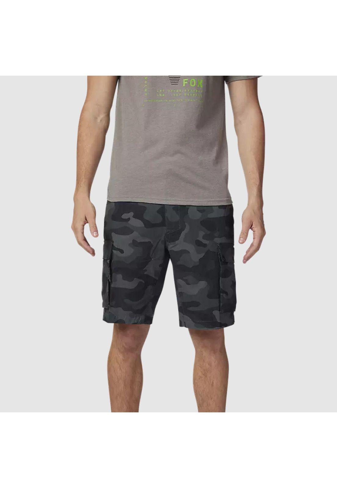 Short Lifestyle Slambozo Negro Camo Fox-2