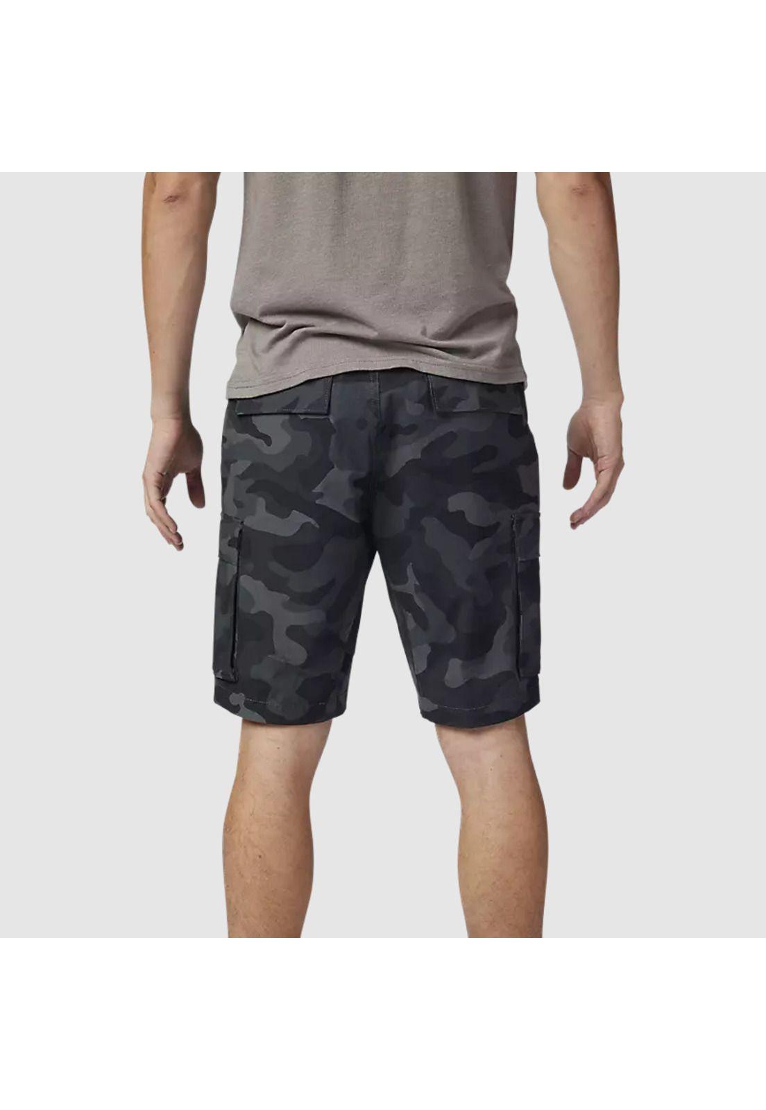 Short Lifestyle Slambozo Negro Camo Fox-3