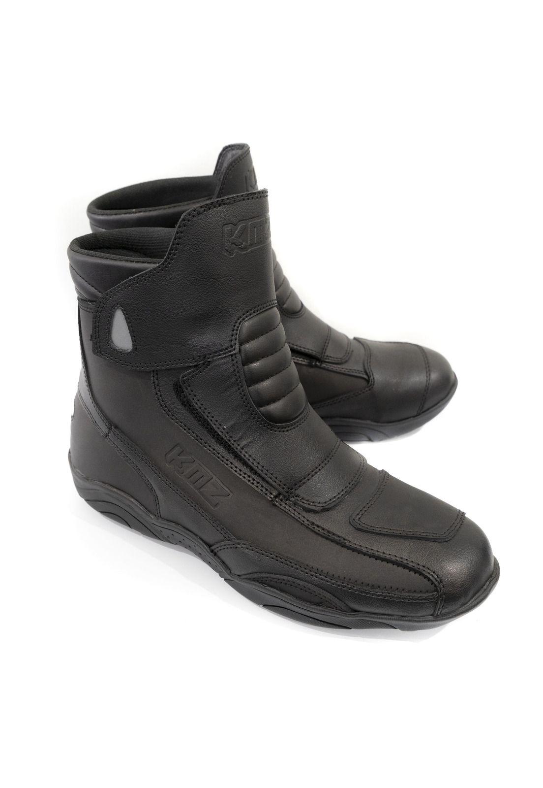 Botas Moto Calle Luxor Negro KMZ-0