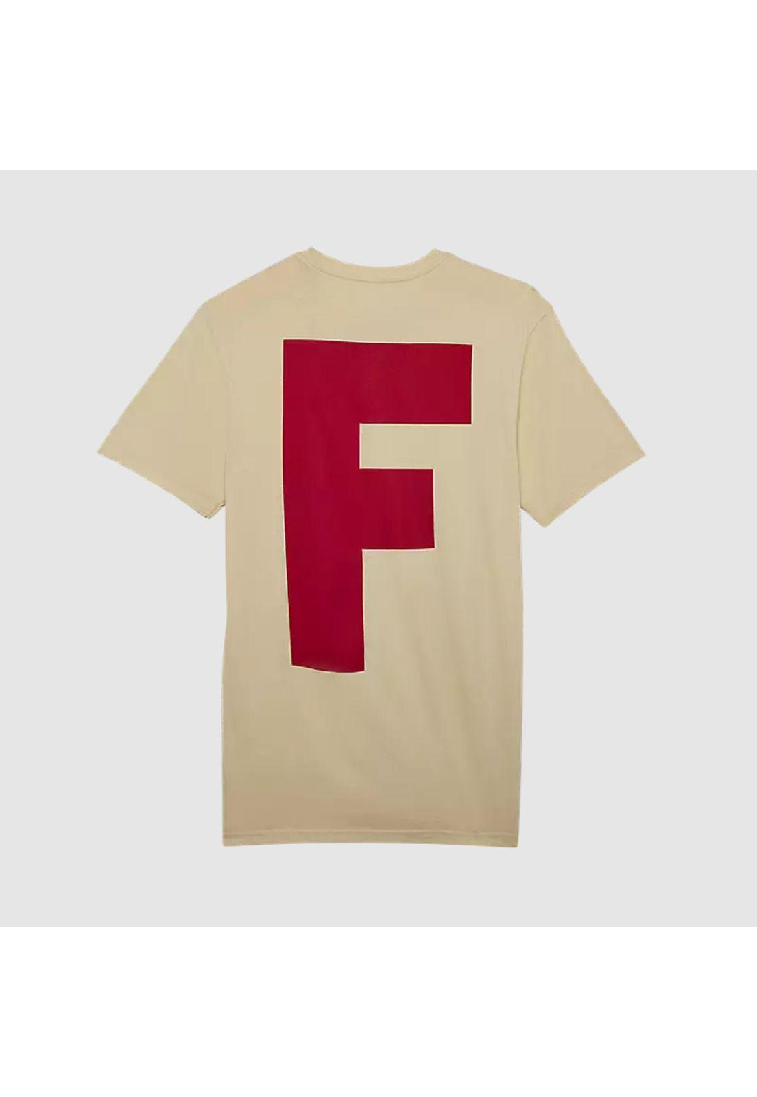 Polera Lifestyle Big F Premium Crema Fox-1
