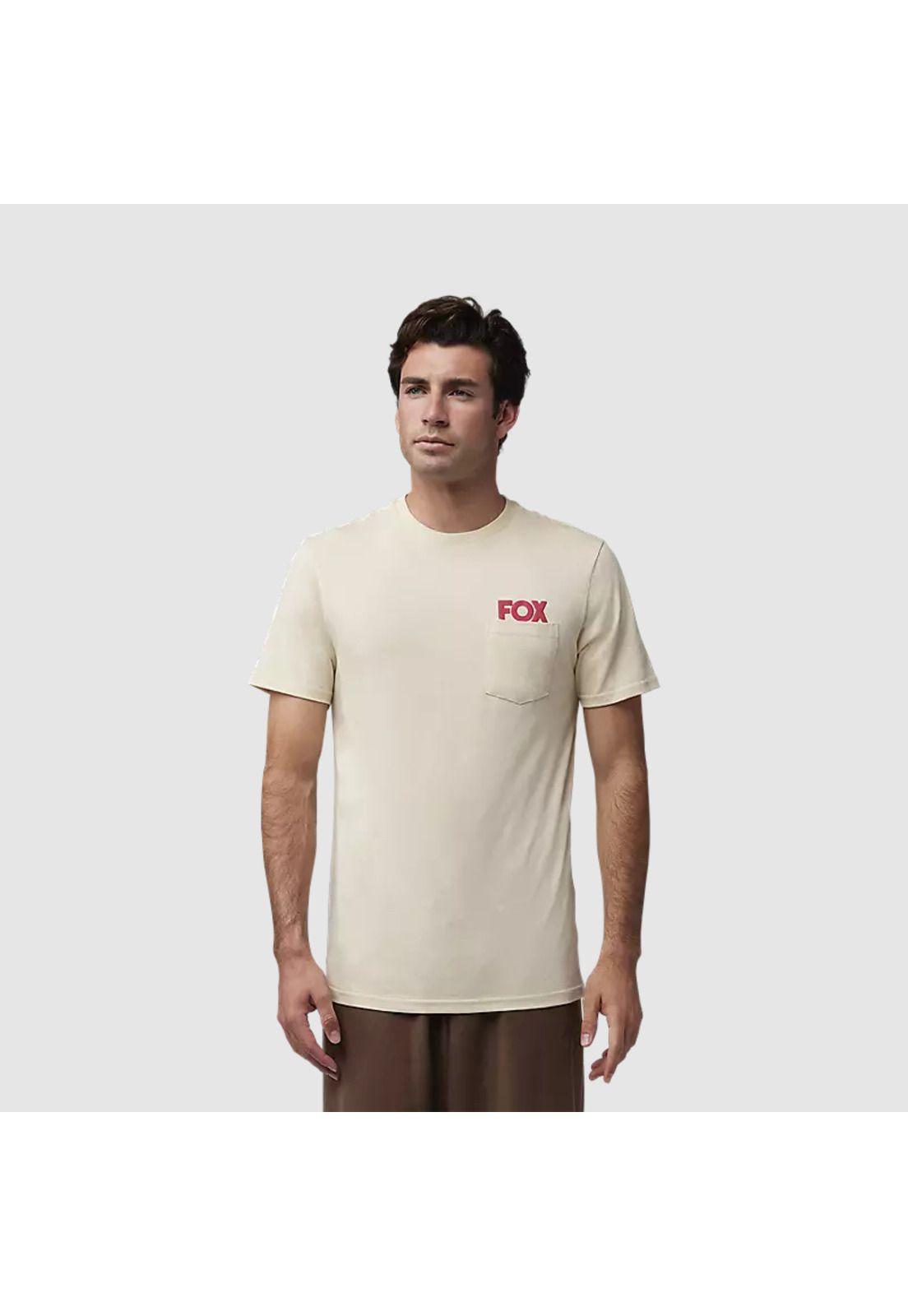 Polera Lifestyle Big F Premium Crema Fox-2