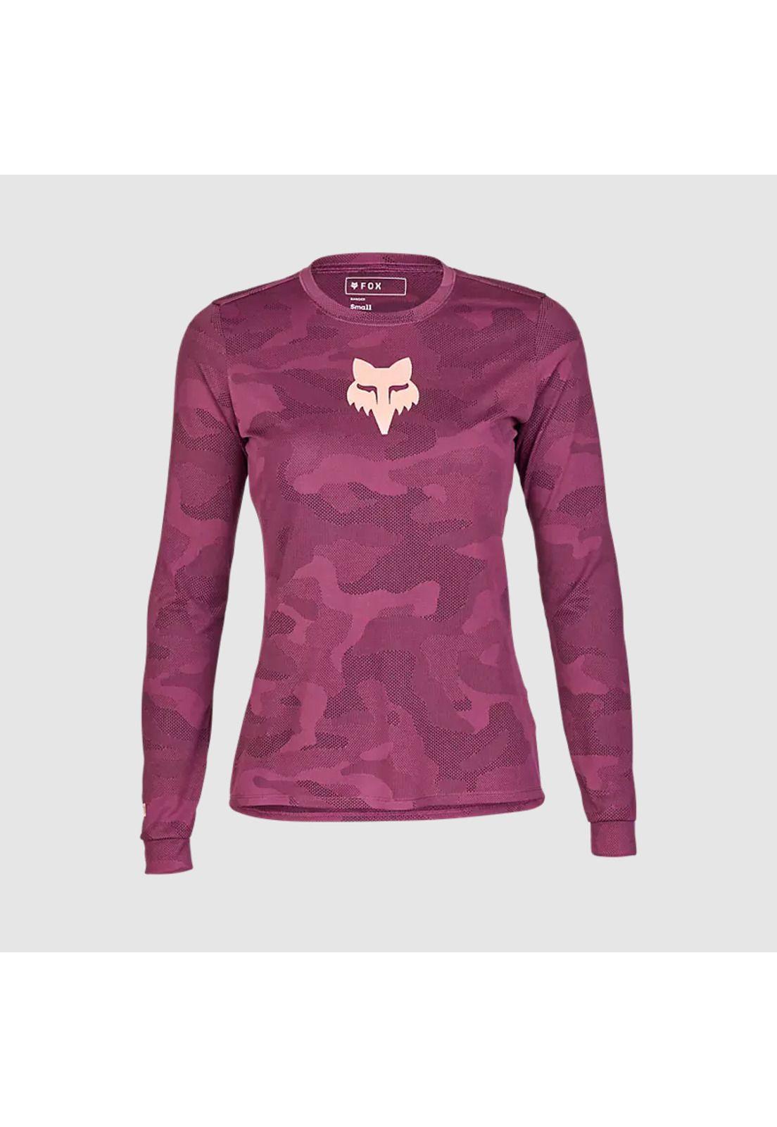 Polera Bicicleta Mujer Ranger TruDri™ Manga Larga Morado Fox-0
