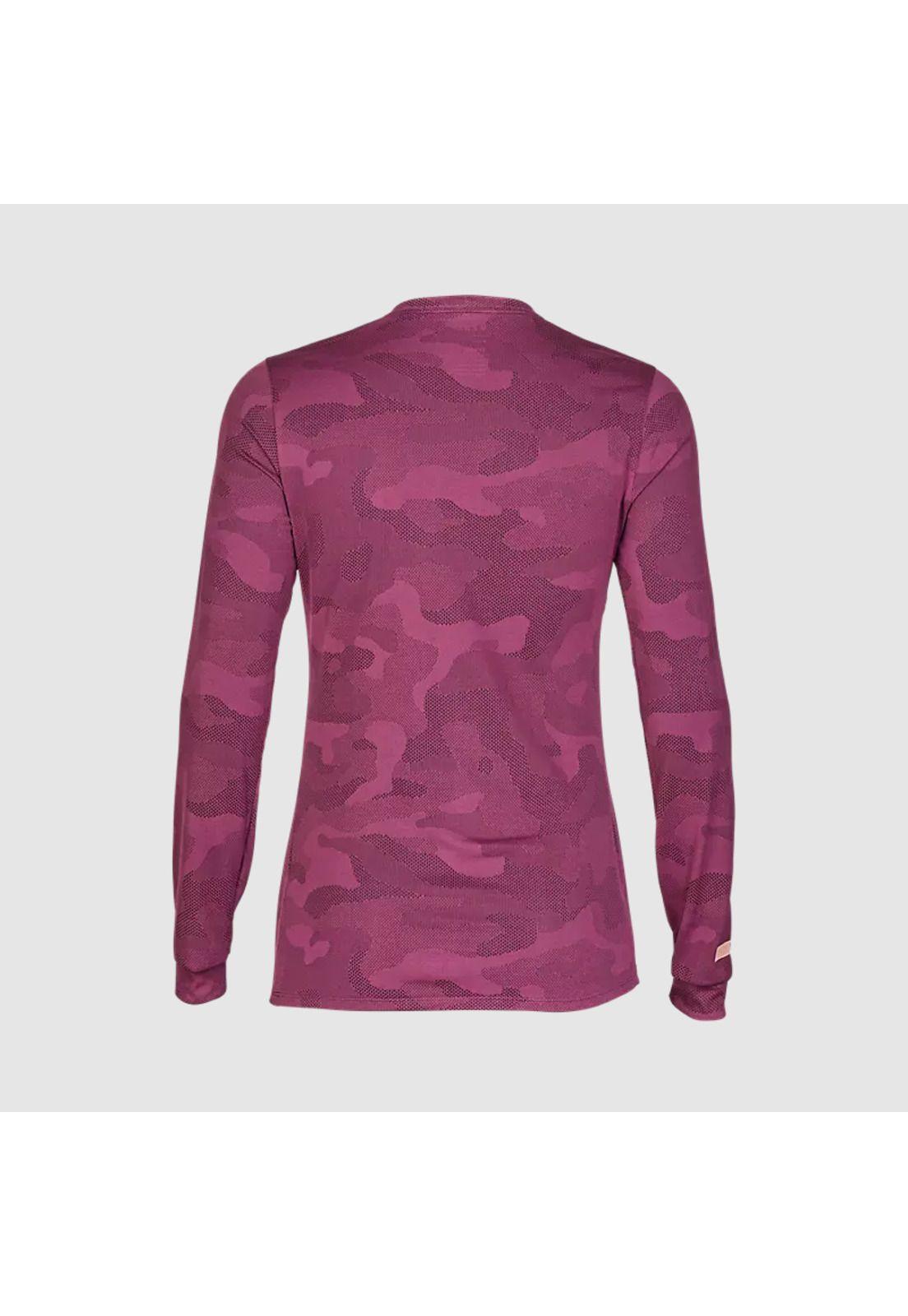 Polera Bicicleta Mujer Ranger TruDri™ Manga Larga Morado Fox-1
