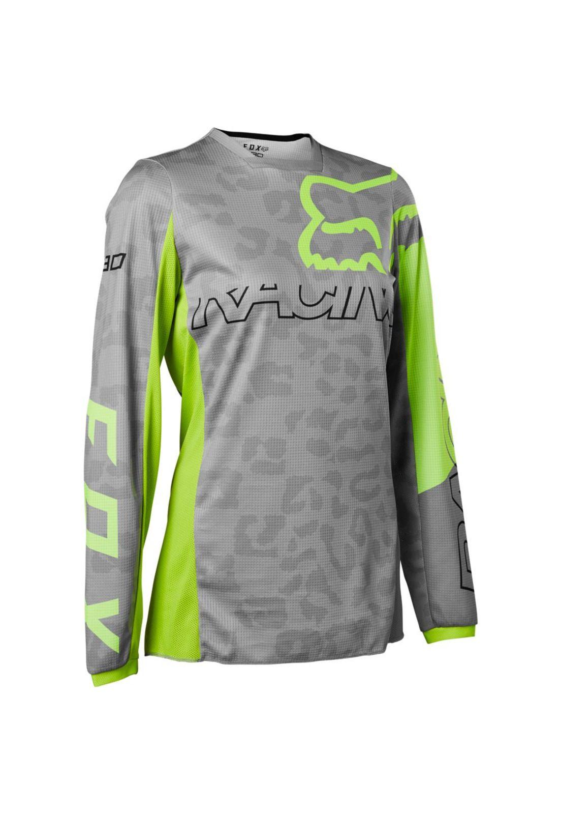 Polera Moto Mujer 180 Skew Gris Fox-0