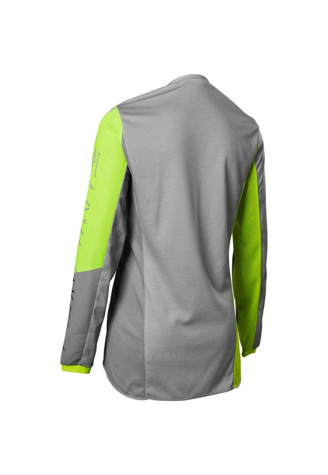 Polera Moto Mujer 180 Skew Gris Fox-2