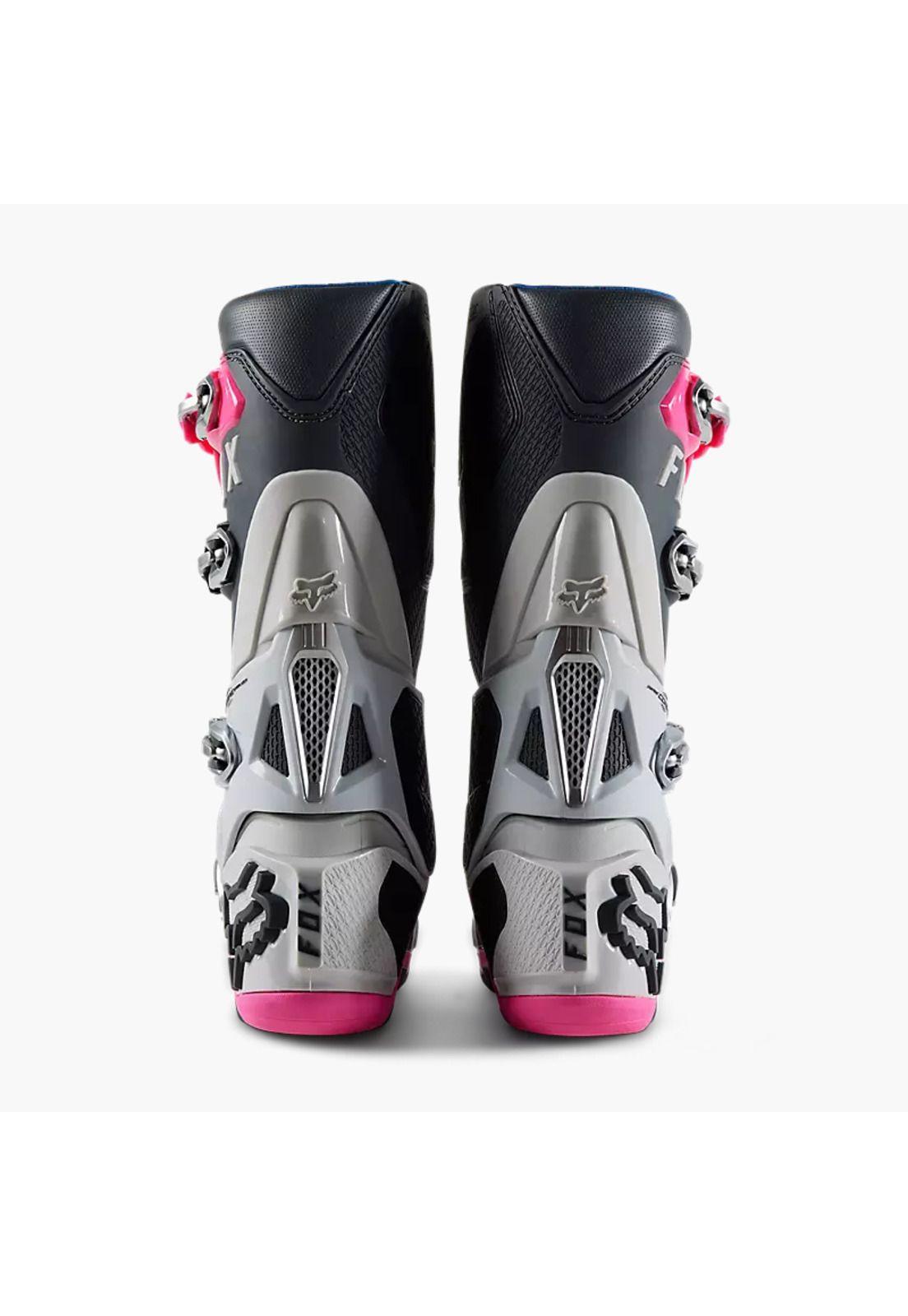 Botas Moto Instinct Gris/Rosado Fox-4