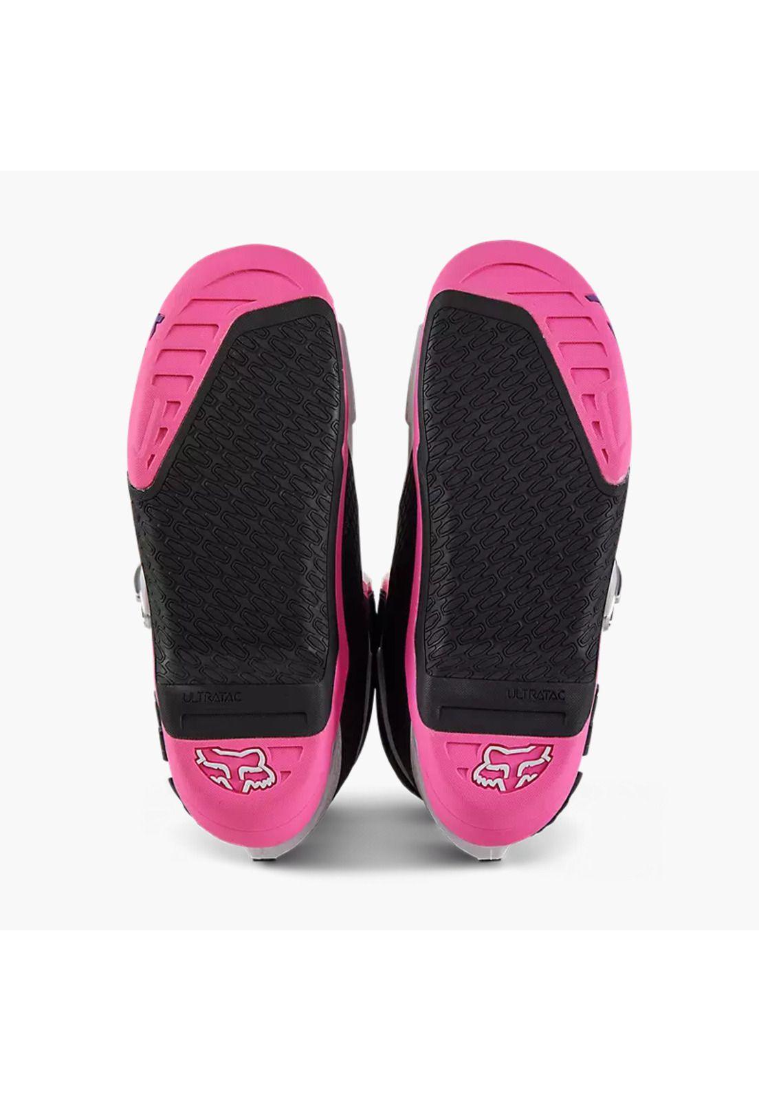 Botas Moto Instinct Gris/Rosado Fox-5