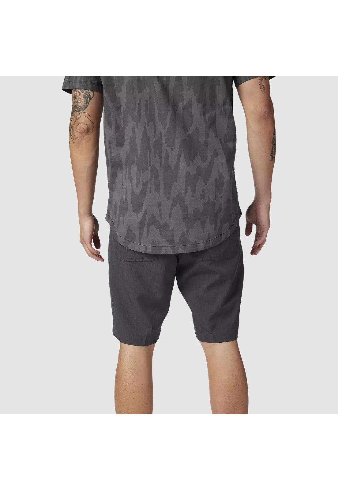 Short Lifestyle Machete Tech Gris Oscuro Fox-3