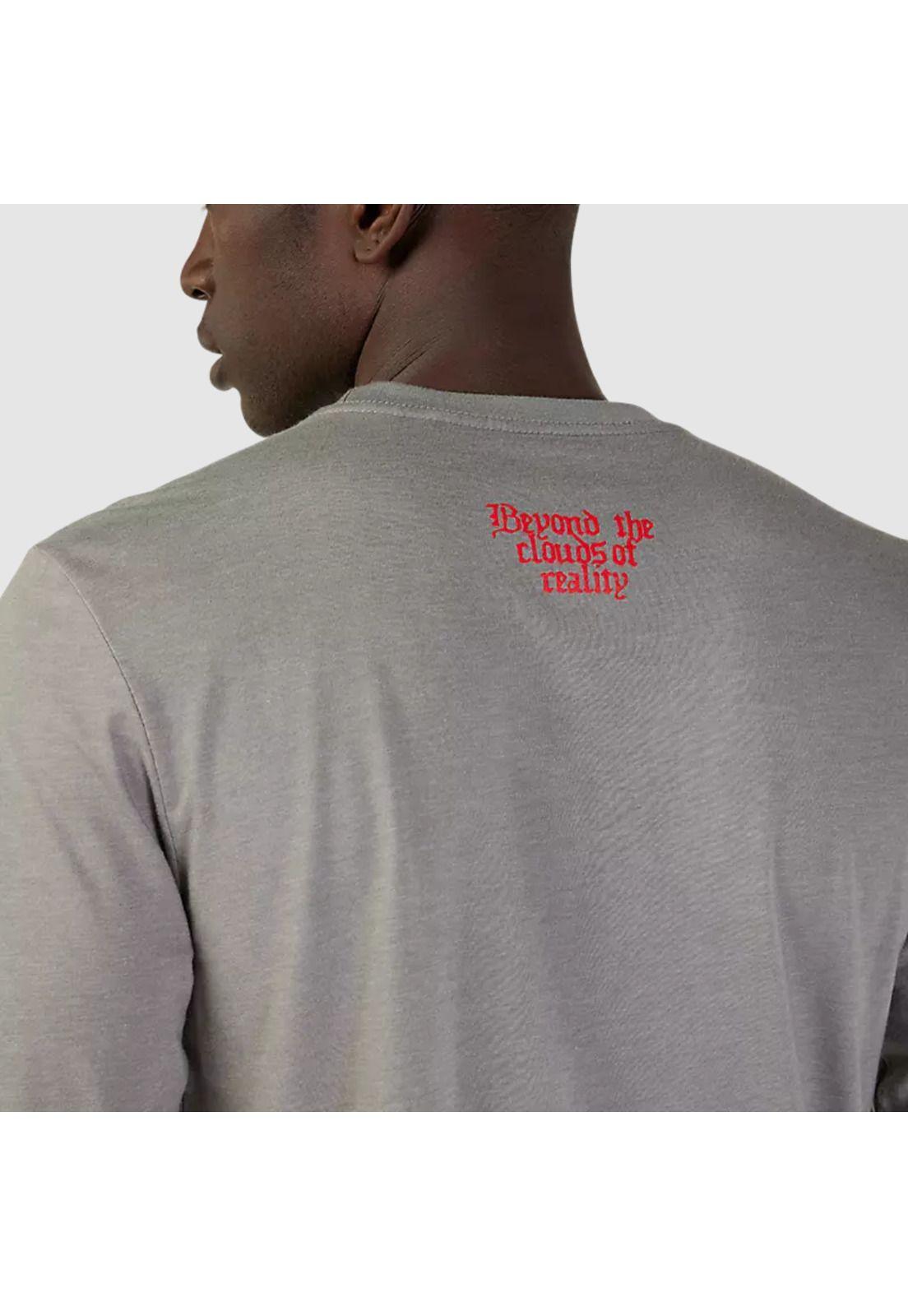 Polera Lifestyle Atlas Premium Manga Larga Gris Fox-3