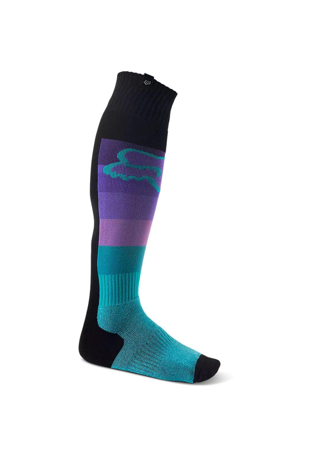 Calcetines Moto 180 Toxsyk Thick Celeste/Morado Fox-0
