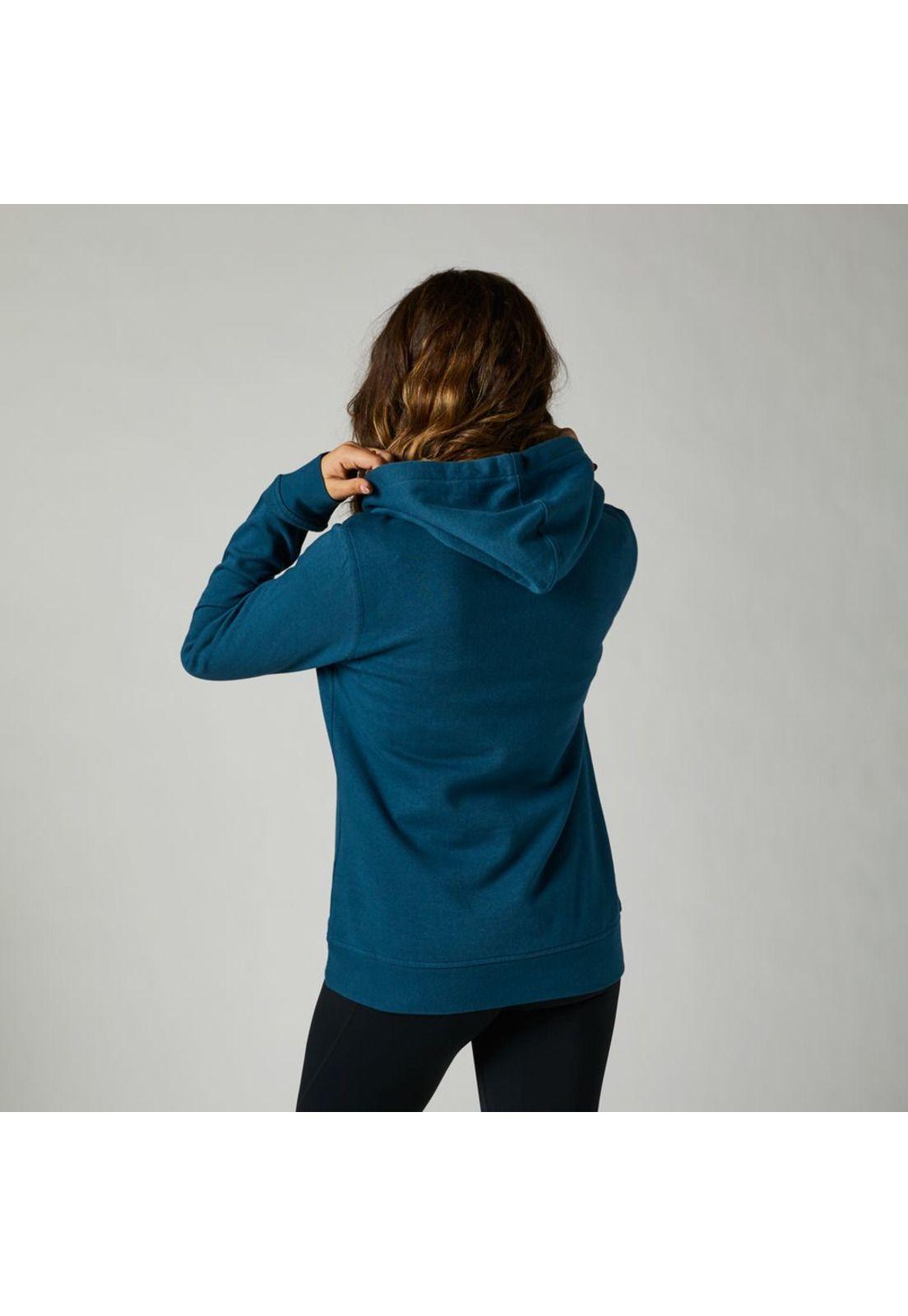 Poleron Lifestyle Mujer Boundary Pullover Azul Fox-1