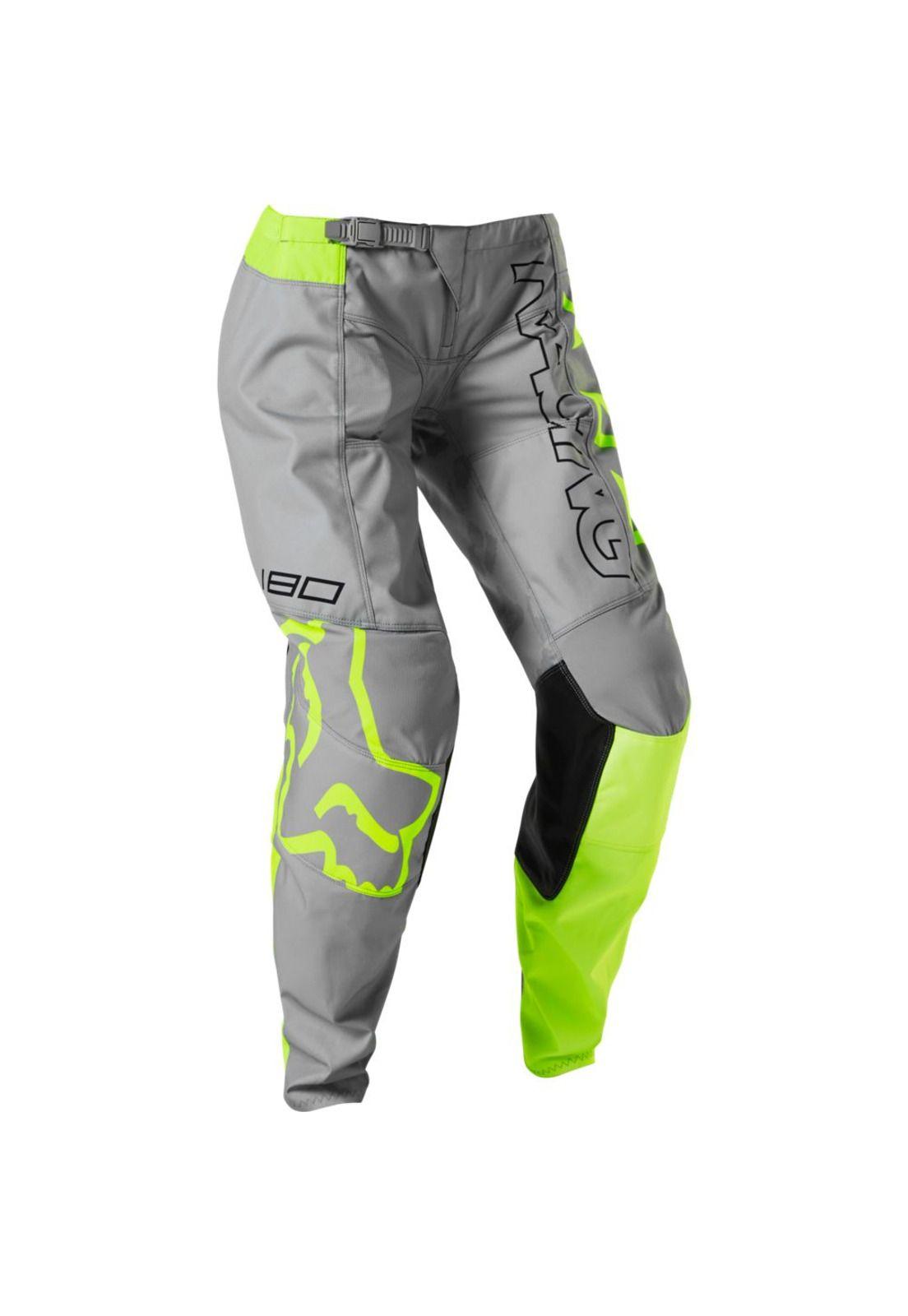 Pantalon Moto Mujer 180 Skew Gris Fox-0
