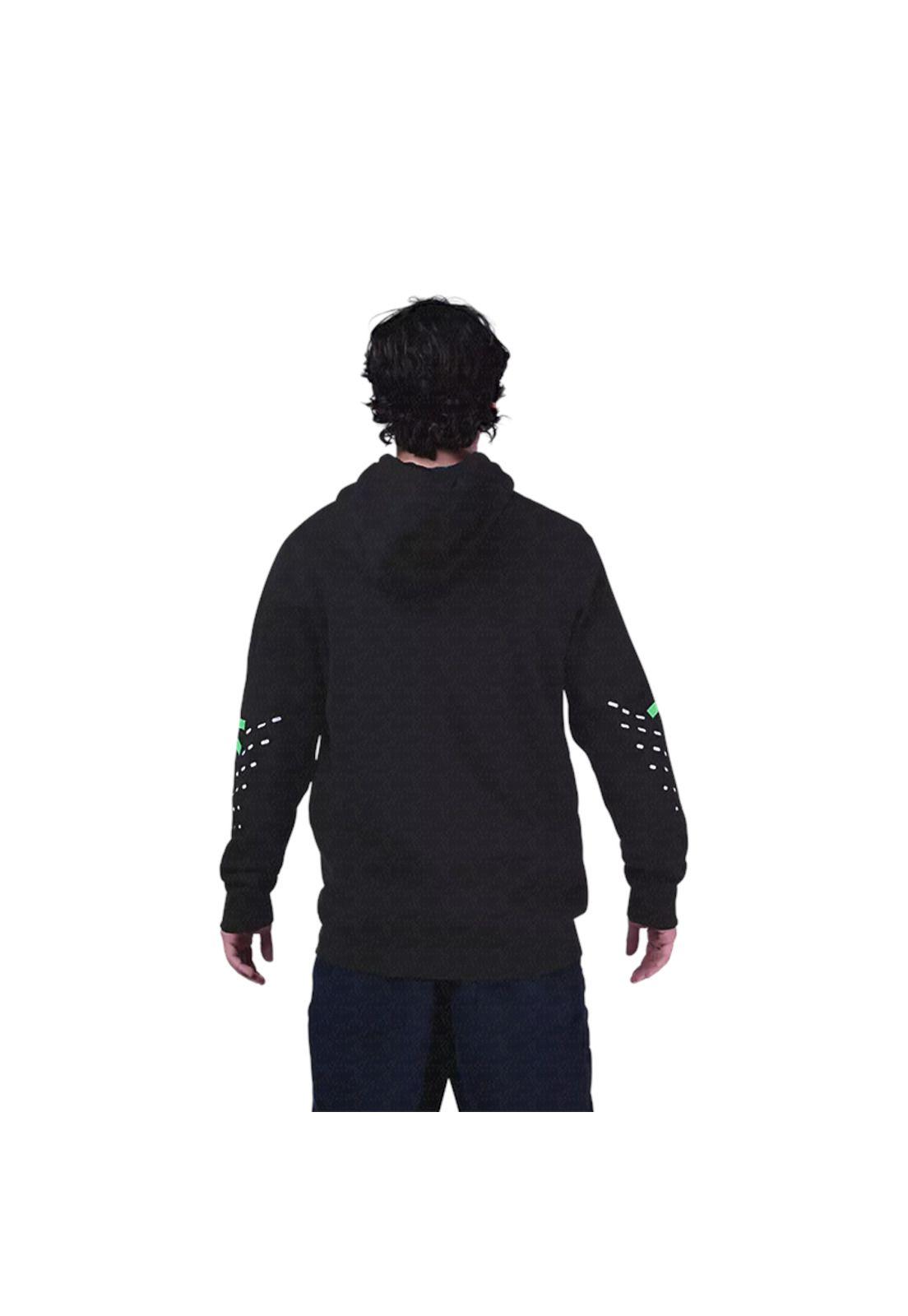 Poleron Lifestyle Shield Negro Fox-3