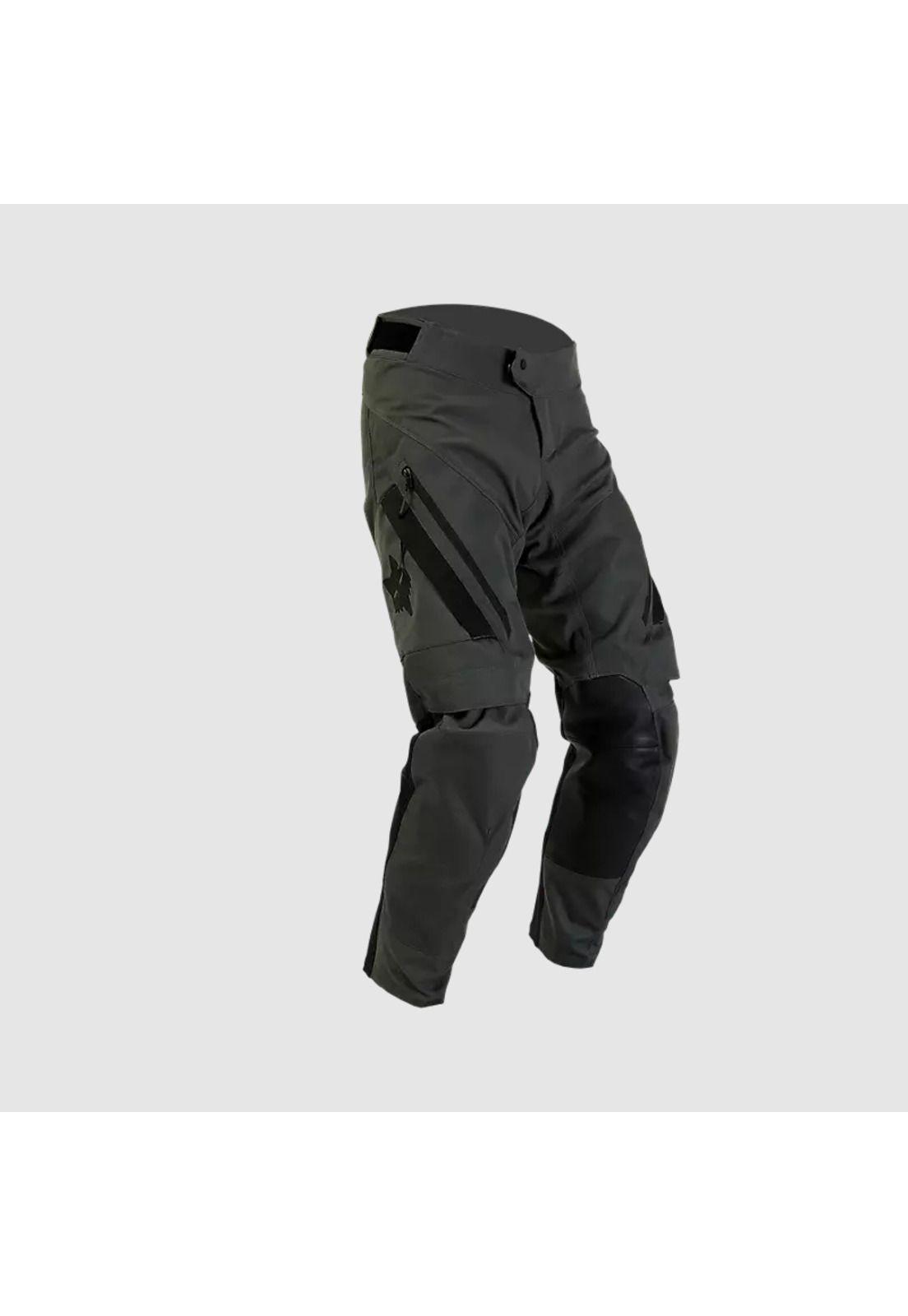 Pantalon Moto Defend Offroad Gris Oscuro Fox-0