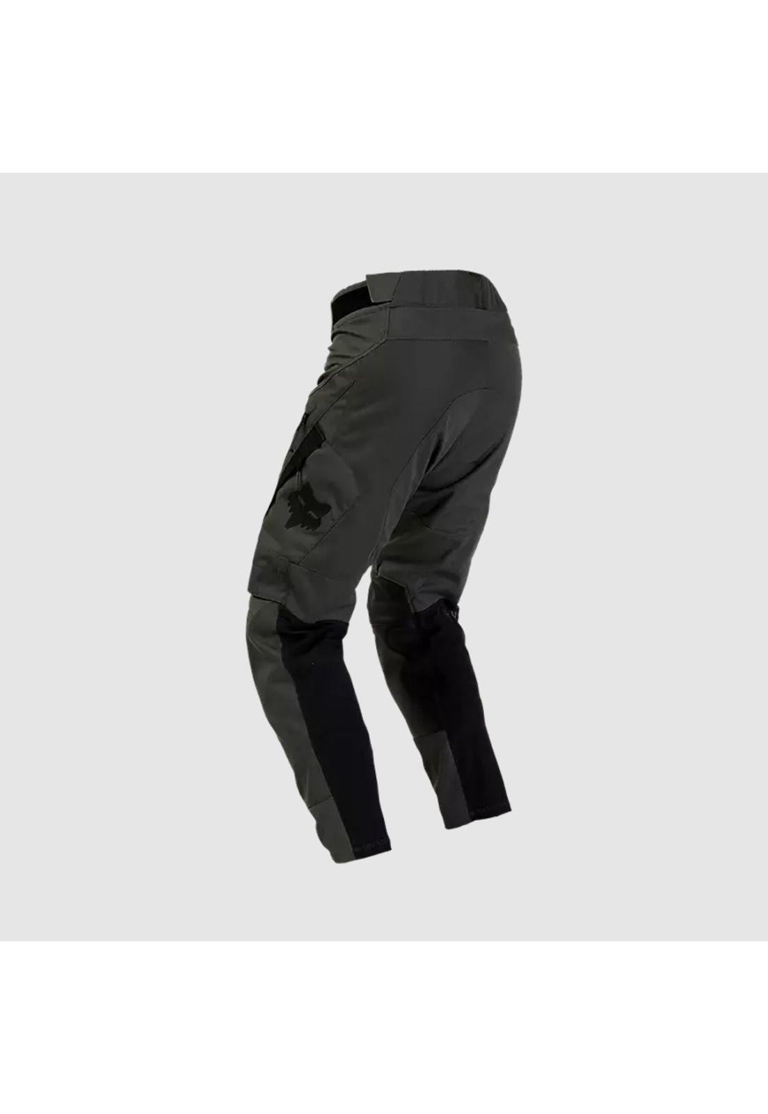 Pantalon Moto Defend Offroad Gris Oscuro Fox-1