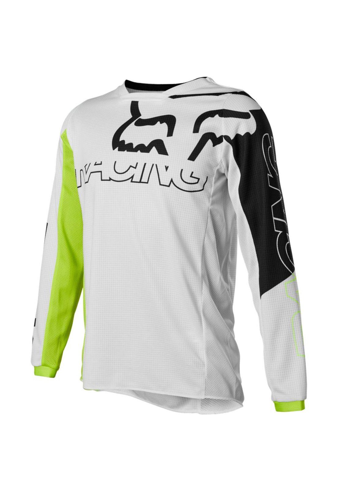 Polera Moto Niño 180 Skew Amarillo Fox-1