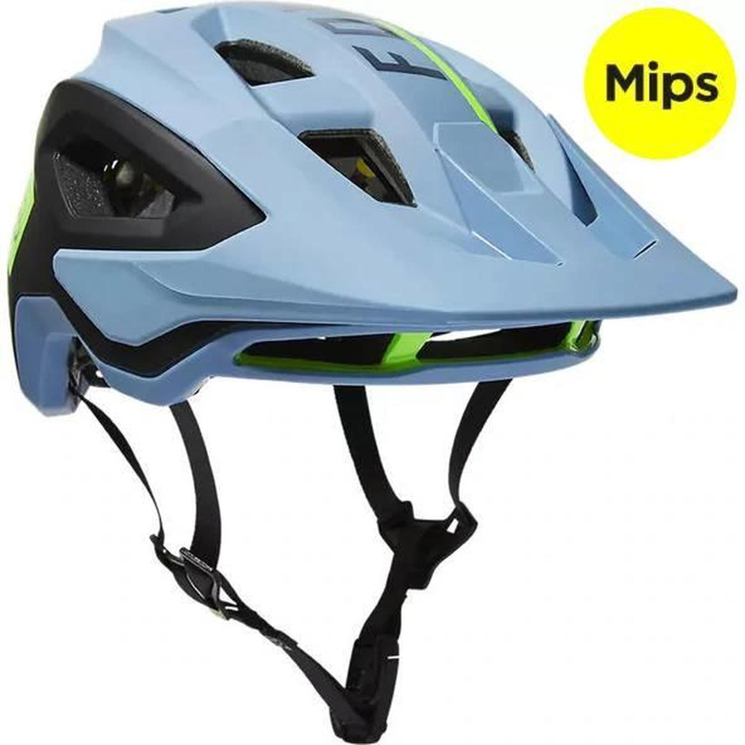 Casco Bicicleta Speedframe Pro Blocked Azul Fox-0