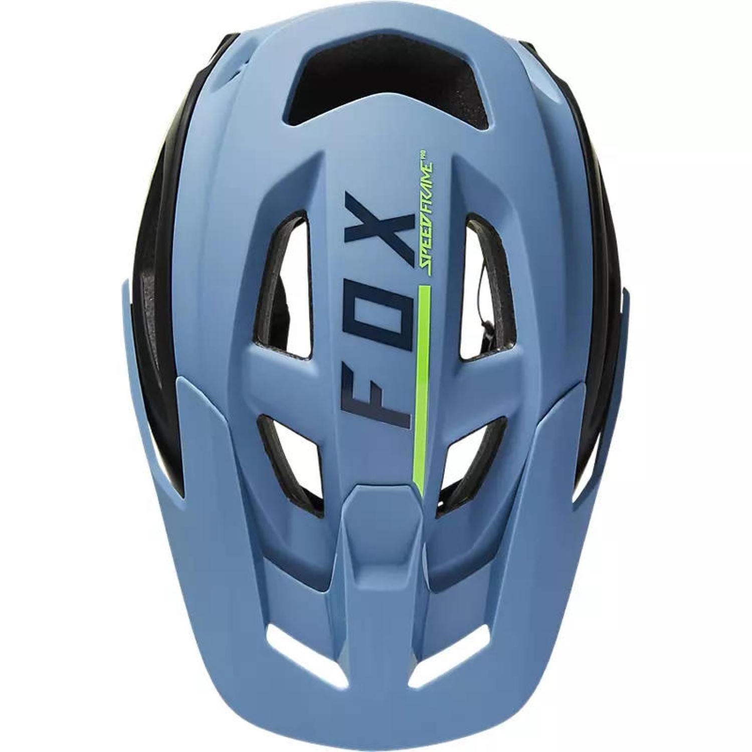 Casco Bicicleta Speedframe Pro Blocked Azul Fox-2