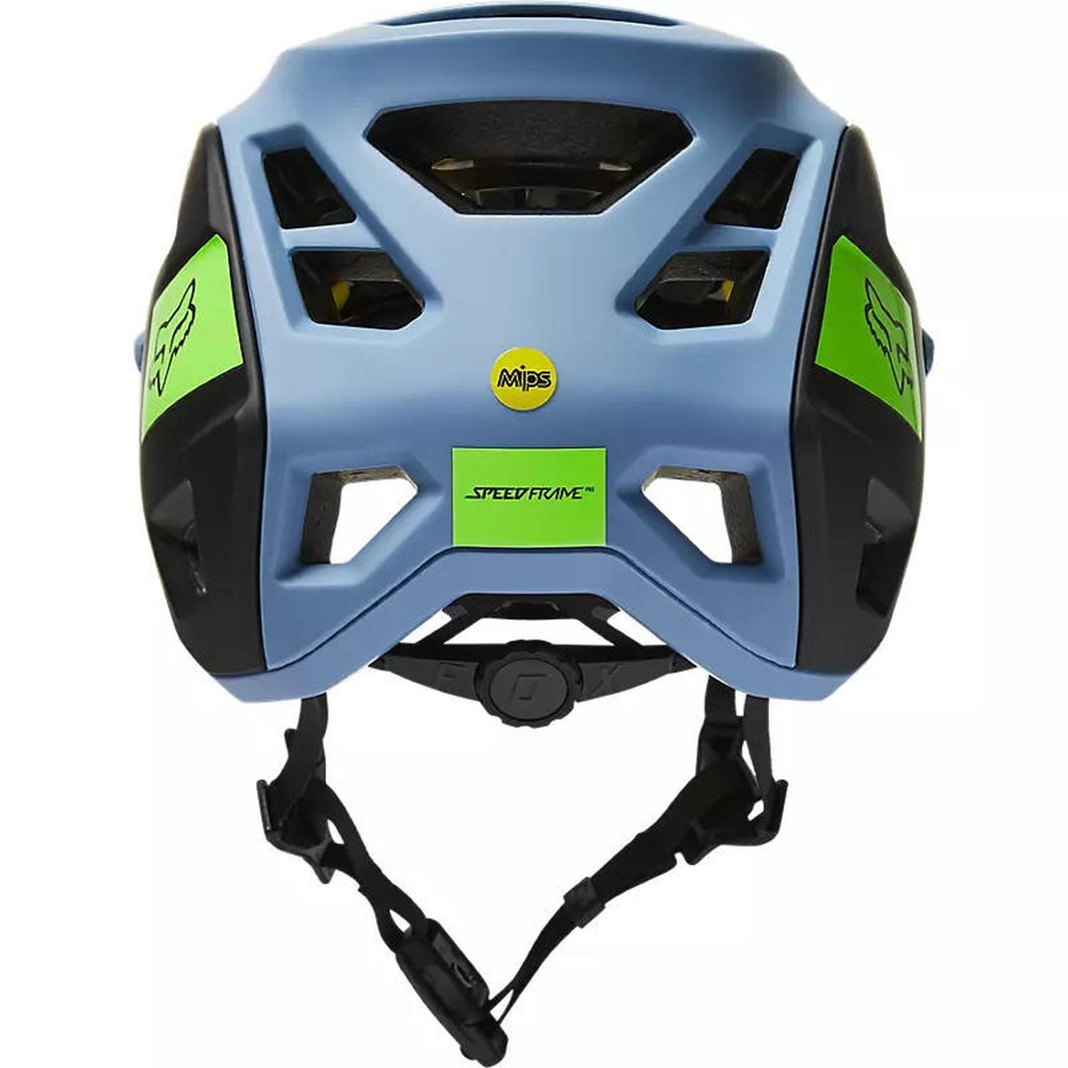 Casco Bicicleta Speedframe Pro Blocked Azul Fox-3