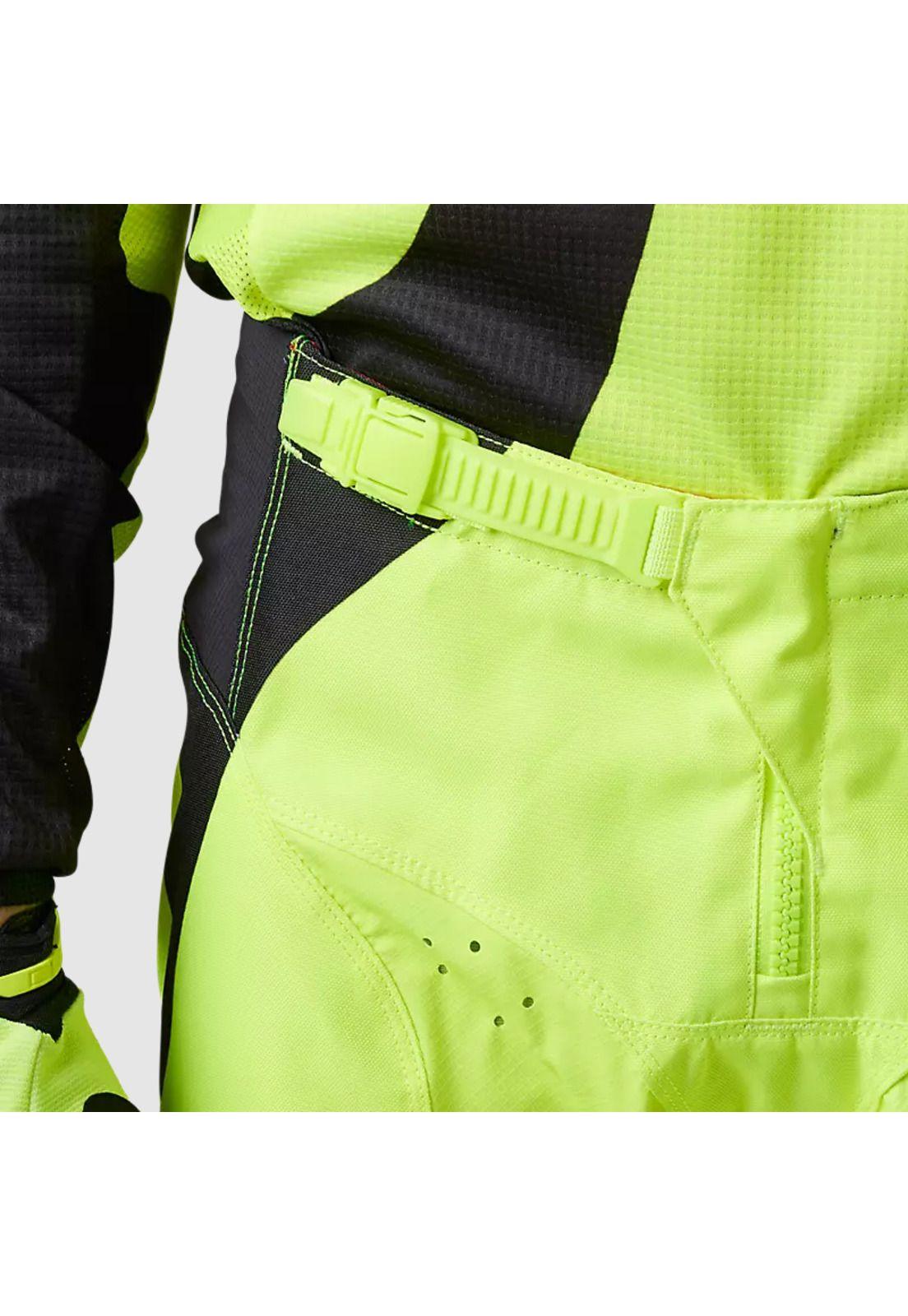 Pantalon Moto 180 Kozmik Amarillo/Negro Fox-3