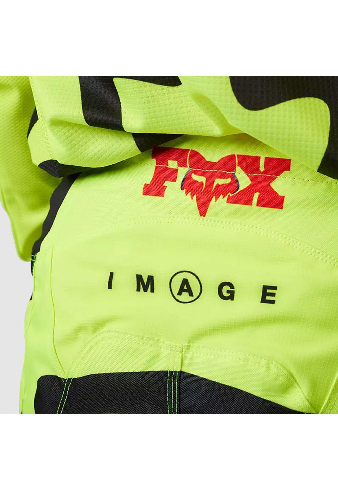 Pantalon Moto 180 Kozmik Amarillo/Negro Fox-5