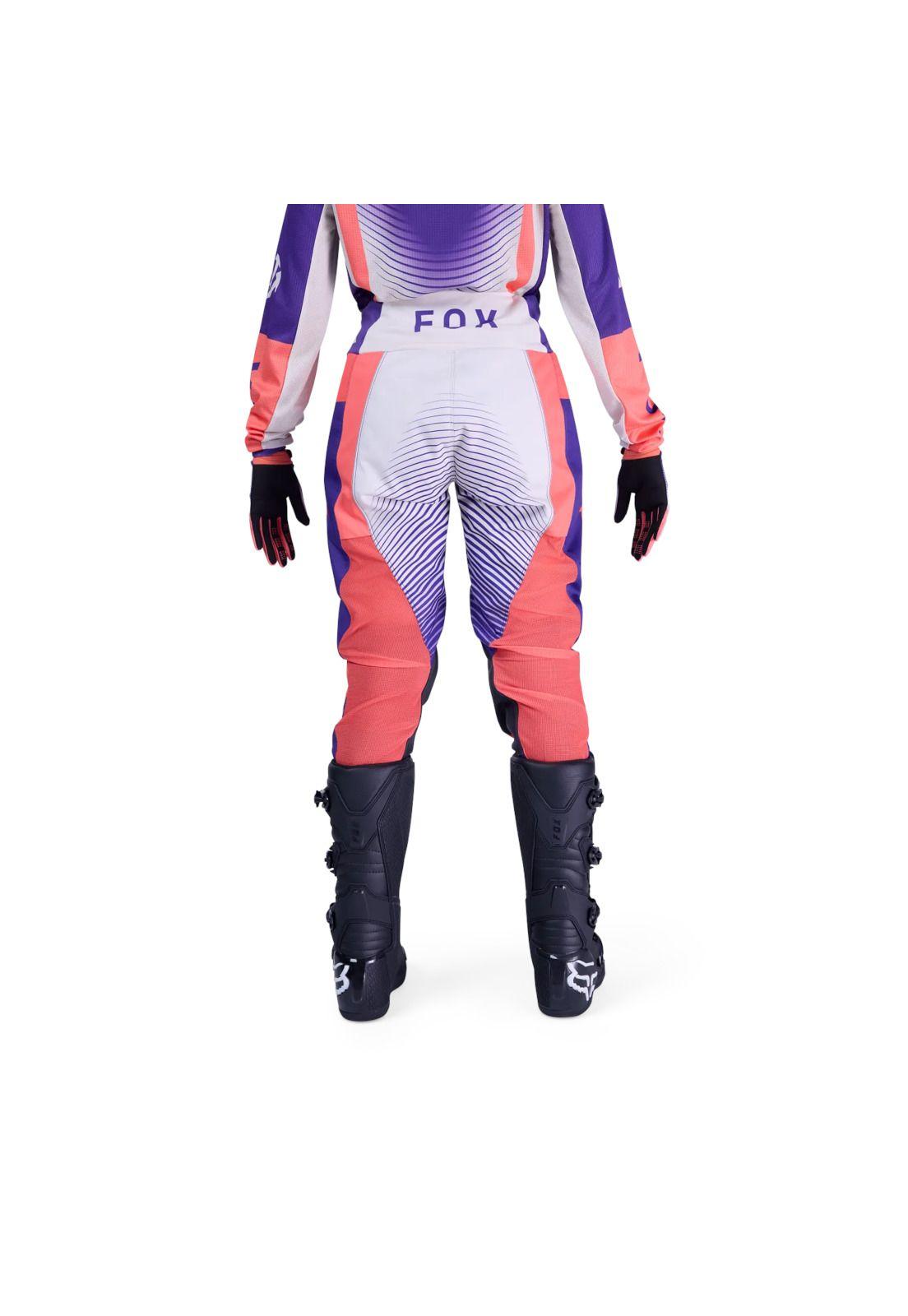 Pantalon Moto Mujer 180 Collect Morado Fox-3