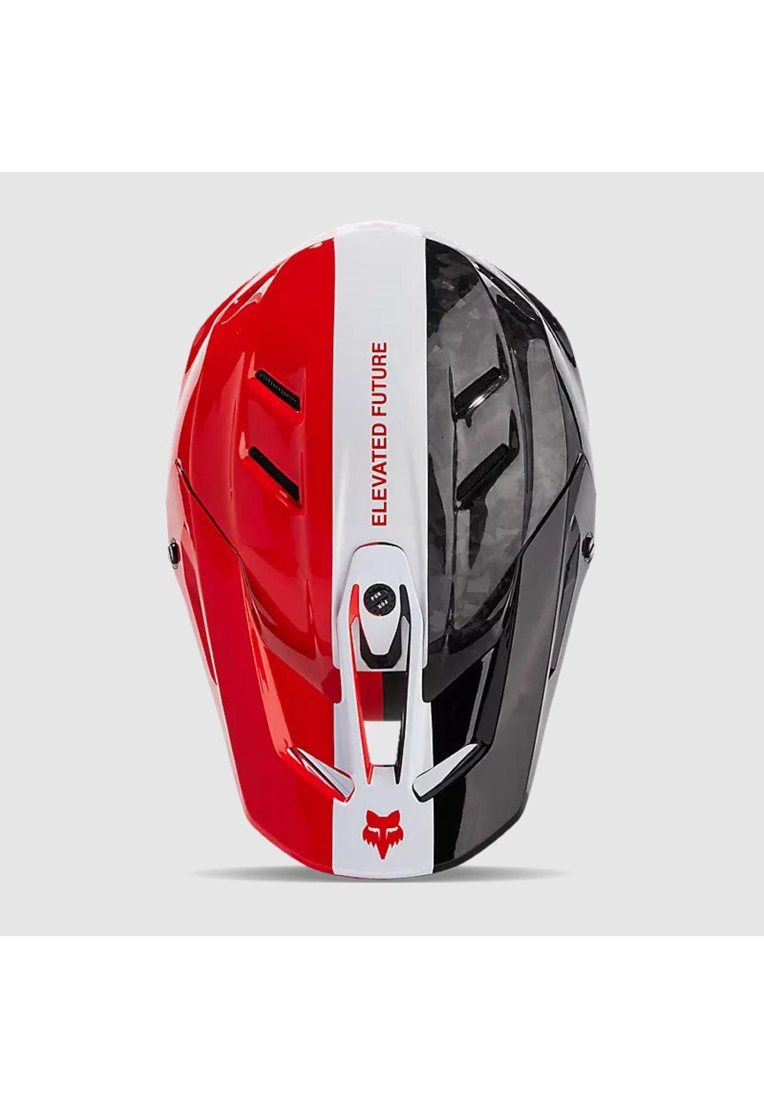 Casco Moto V3 RS Optical Rojo Fox-3
