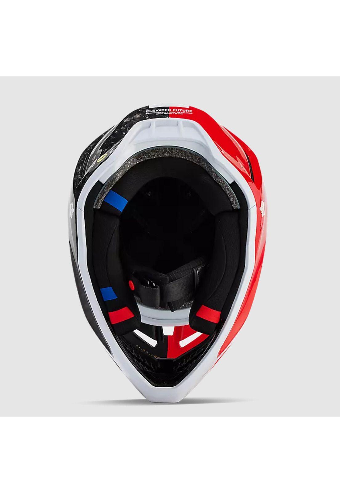 Casco Moto V3 RS Optical Rojo Fox-5