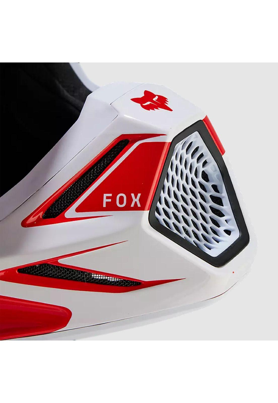 Casco Moto V3 RS Optical Rojo Fox-7