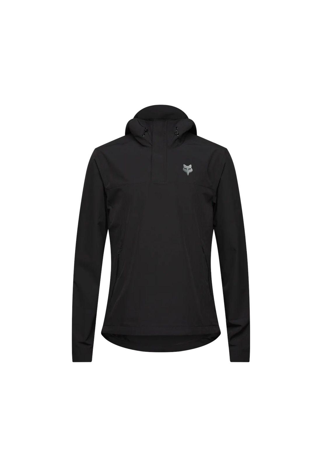 Chaqueta Cortaviento Bicicleta Ranger Negro Fox-0