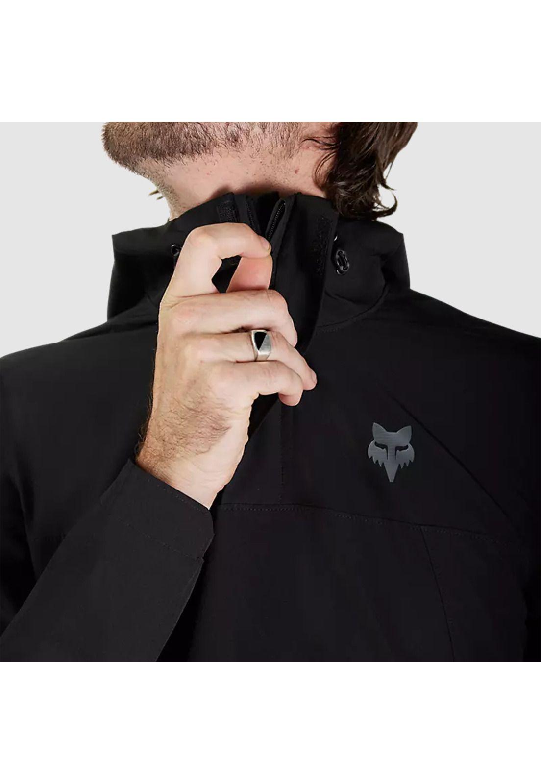 Chaqueta Cortaviento Bicicleta Ranger Negro Fox-6