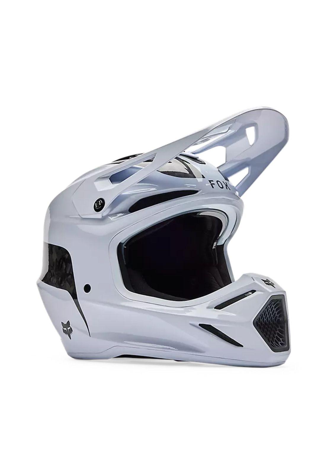 Casco Moto V3 Fracture RS Blanco Fox-1
