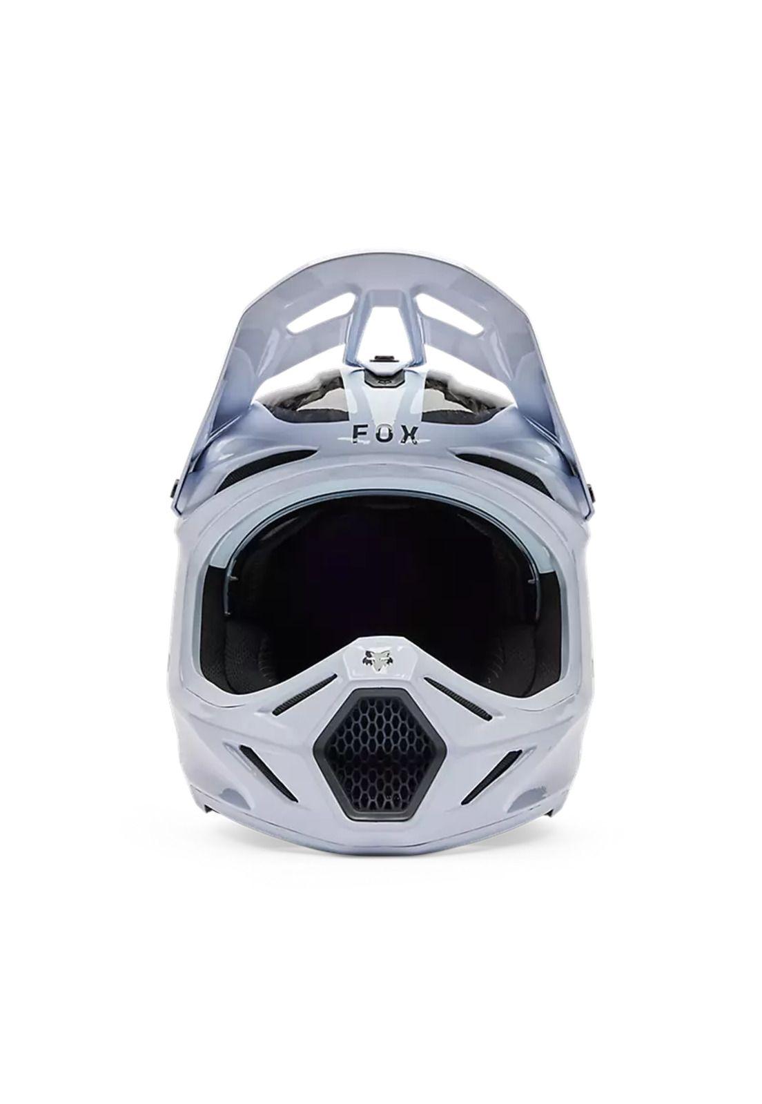 Casco Moto V3 Fracture RS Blanco Fox-2