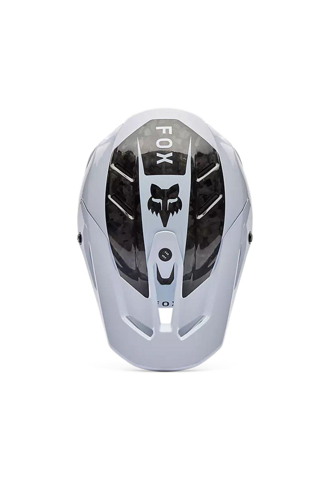 Casco Moto V3 Fracture RS Blanco Fox-3