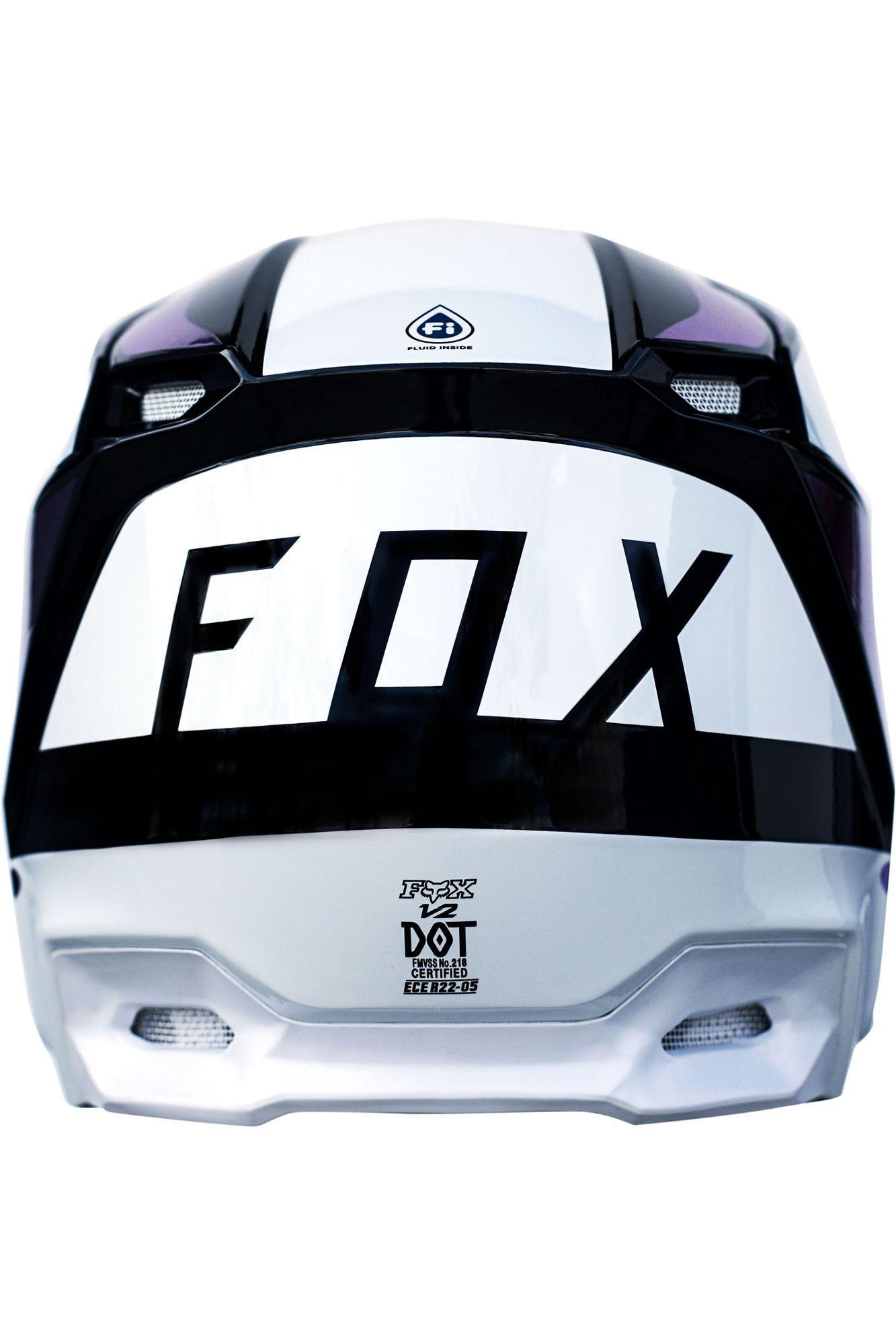 Casco Moto V2 Trilen Multicolor Fox-3