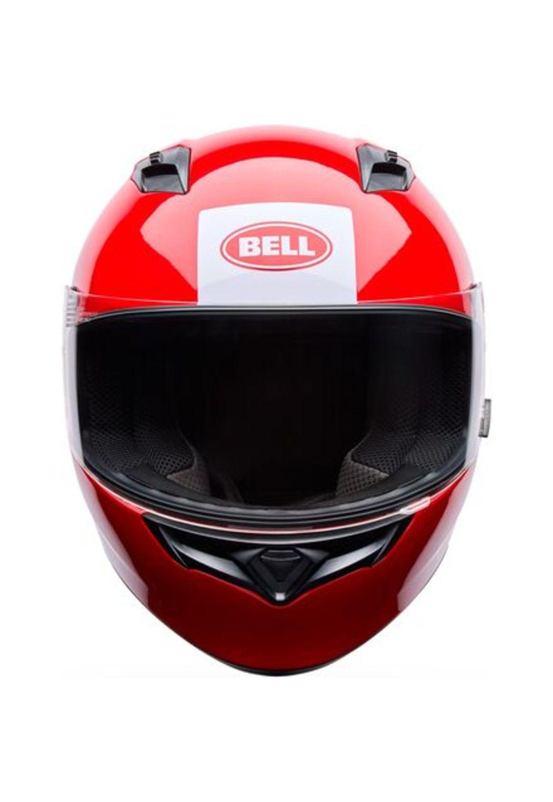Casco Moto Calle Qualifier Rojo Bell-1
