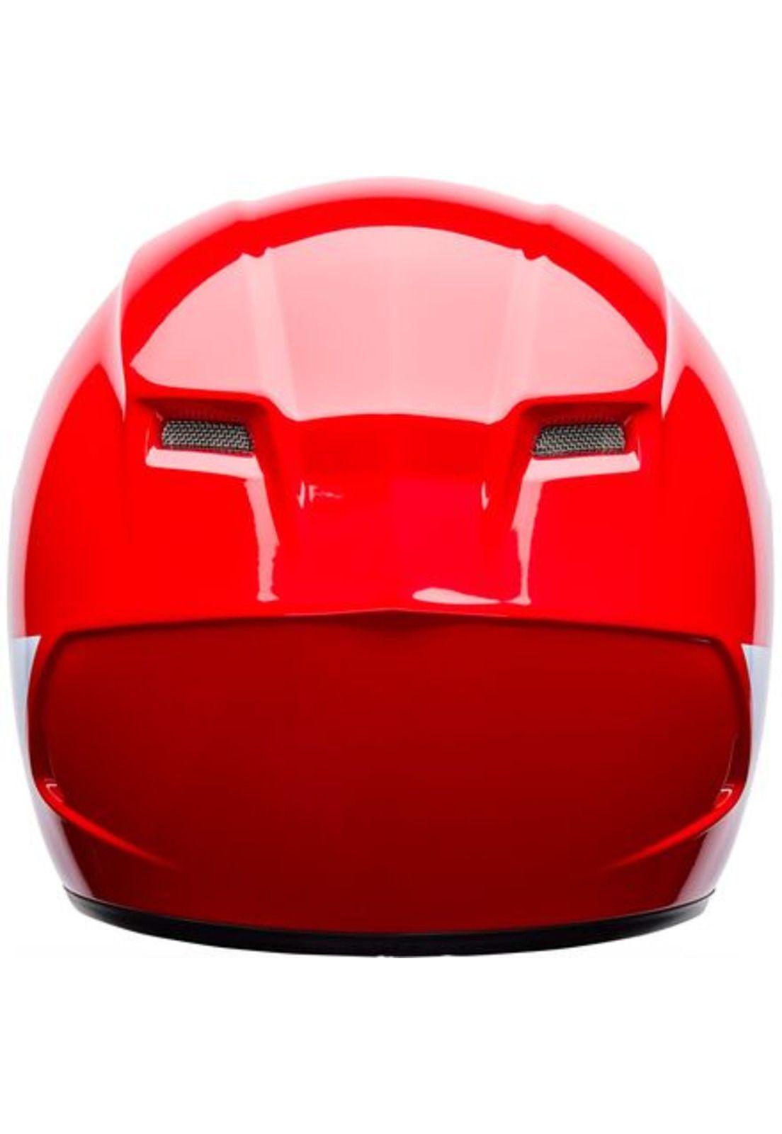 Casco Moto Calle Qualifier Rojo Bell-2