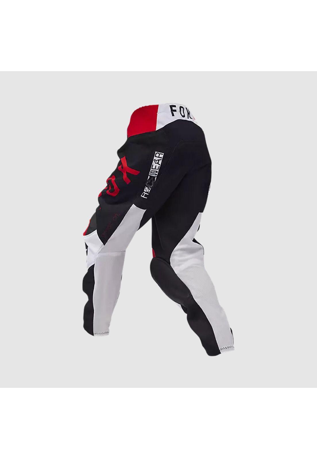 Pantalon Moto Niño 180 Race Spec Rojo Fox-1