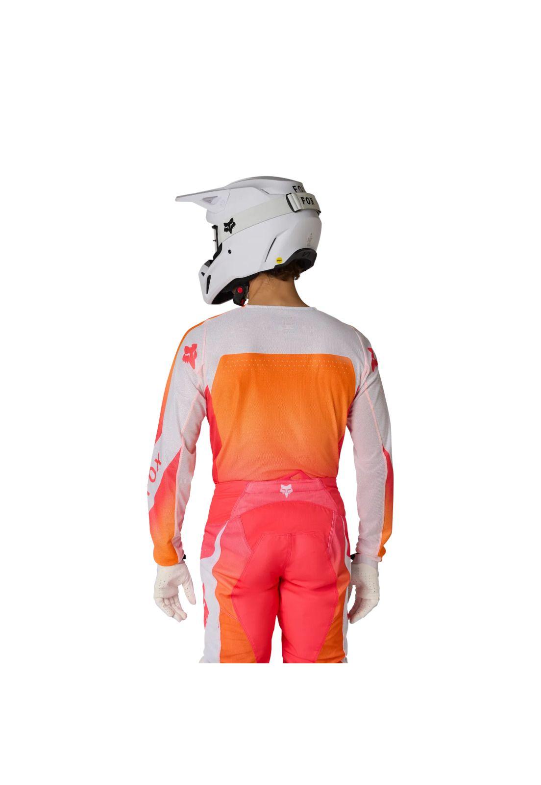Polera Moto 180 Air Taper Naranjo Fox-3