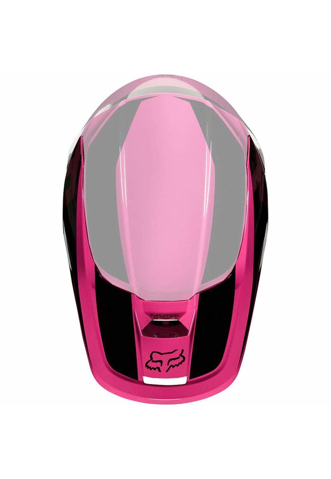 Visera Moto Niño V1 Prix Rosado Fox-0
