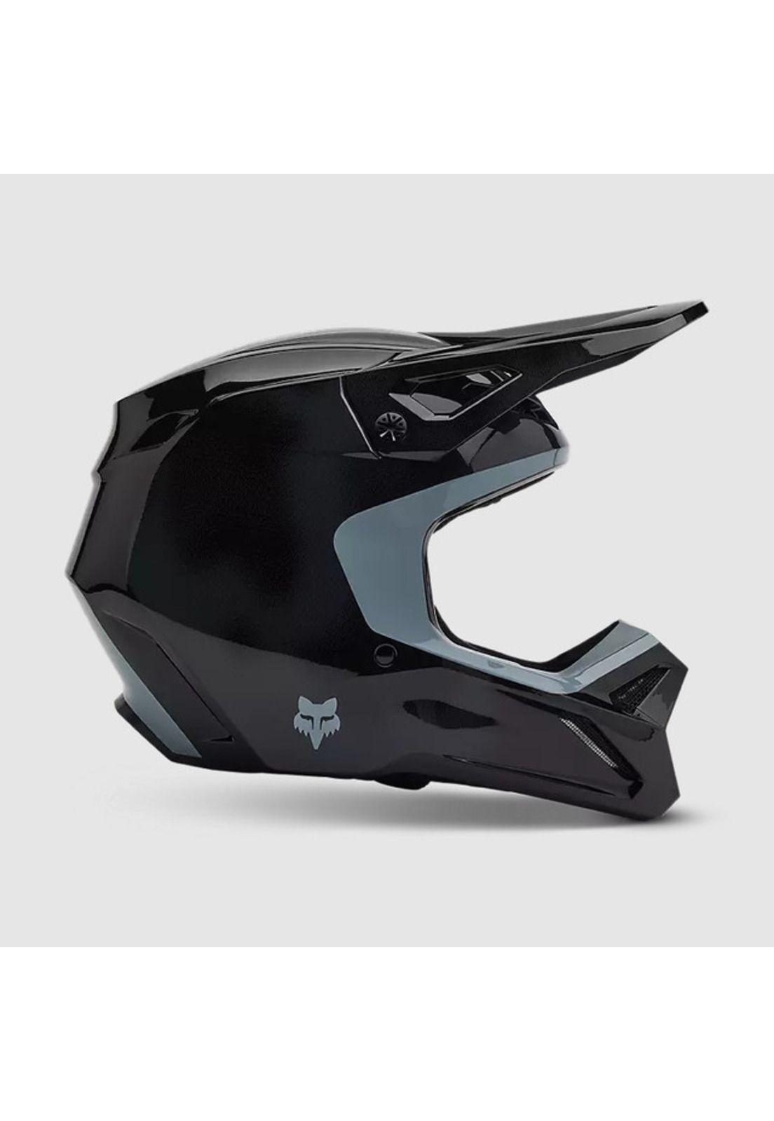 Casco Moto Niño V1 Taunt Negro Fox-0