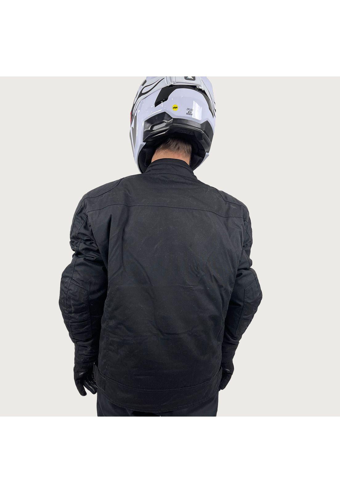 Chaqueta Moto Calle Wax Negro KMZ-3
