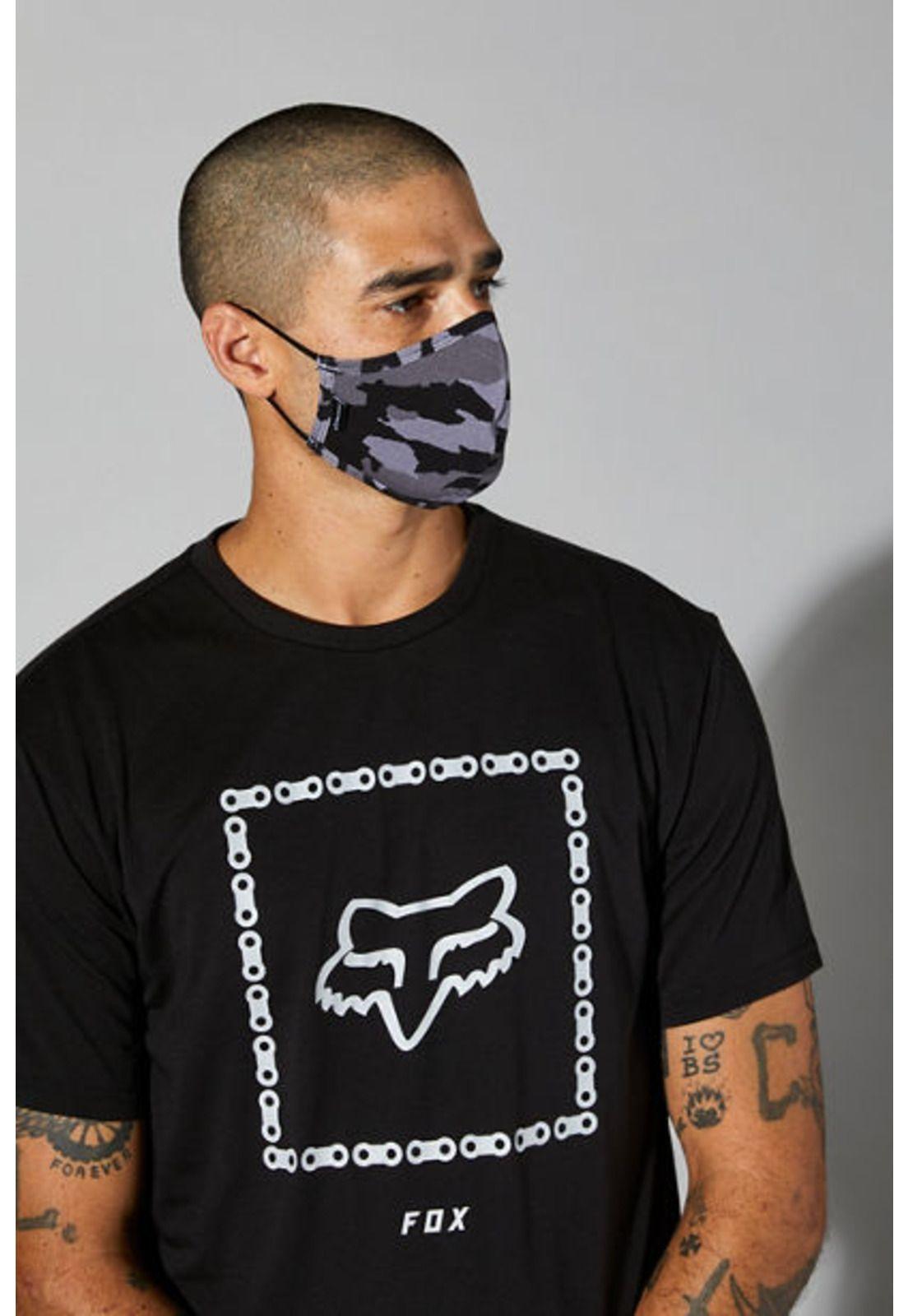 Mascarilla Adulto Fox Negro Camo Fox-2