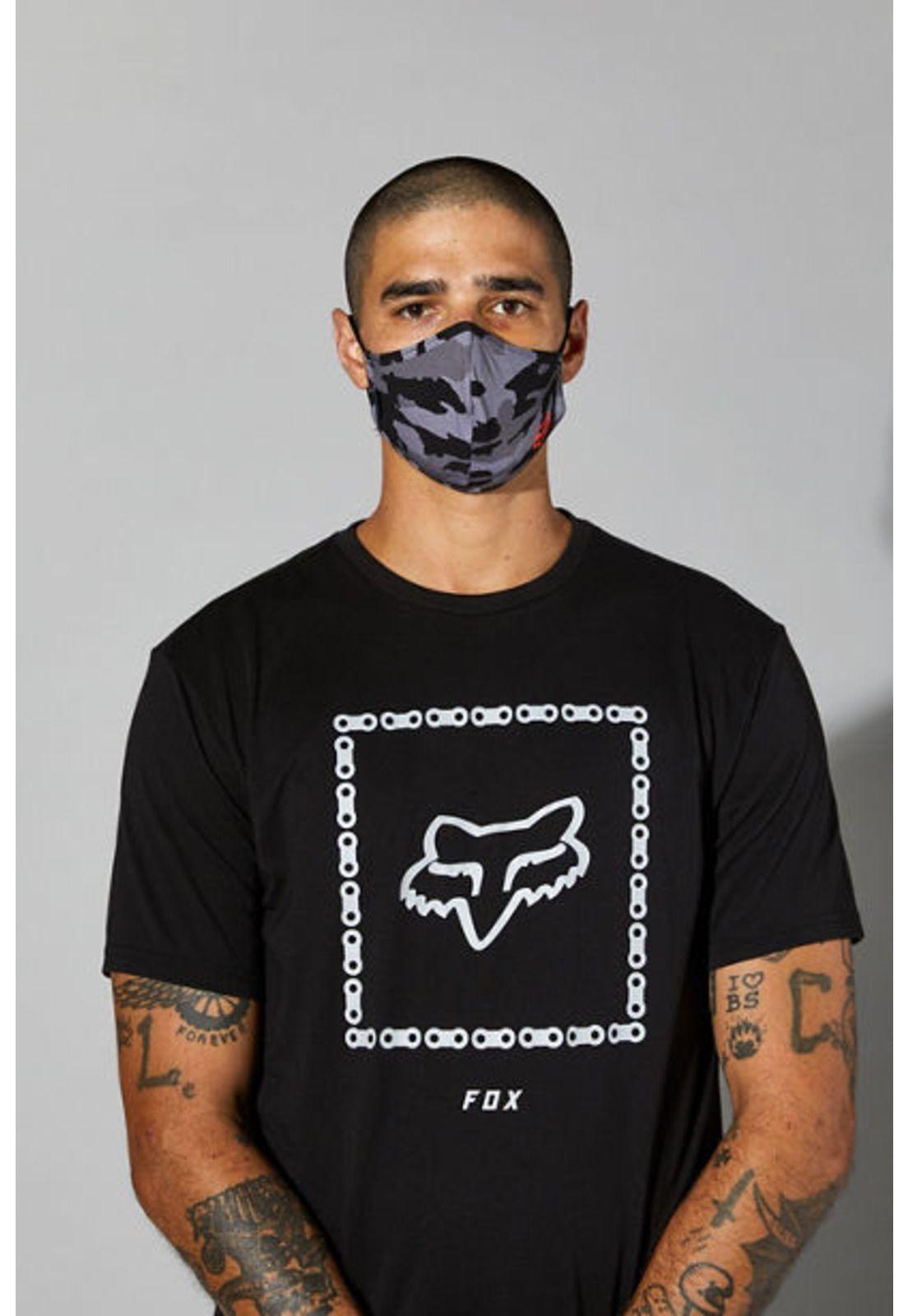 Mascarilla Adulto Fox Negro Camo Fox-3