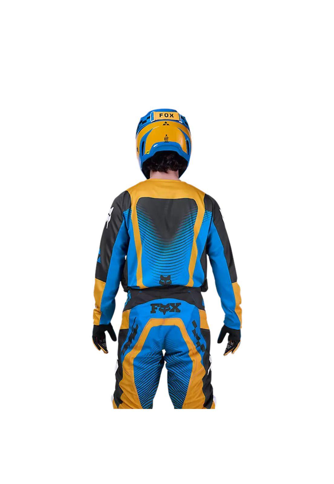 Polera Moto 180 Collect Azul Fox-3