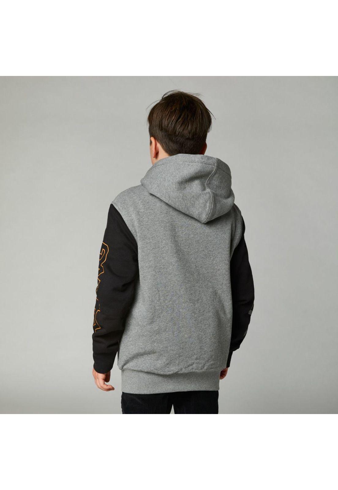 Poleron Lifestyle Niño Skew Sherpa Gris Fox-1